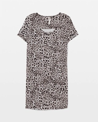 Short Sleeve Scoop Neck Sleepshirt click to view larger image.