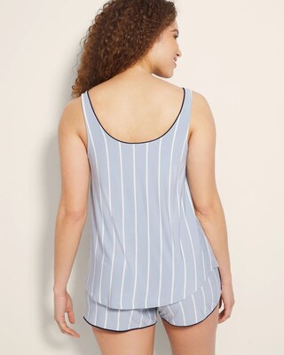 Pajama Tank With Piping