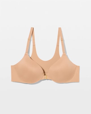 Lightly Lined Perfect Coverage Front-Close Bra click to view larger image.