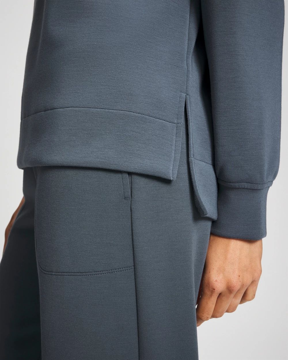 Modern Modal Crewneck Sweatshirt click to view larger image.