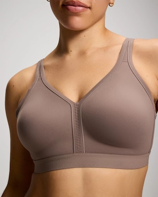 Wireless Unlined Full Coverage Bra click to view larger image.