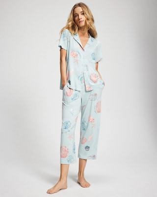 Cropped Pajama Pants