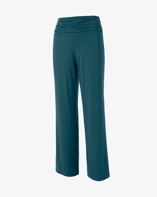 Foldover-Waist Pajama Pants