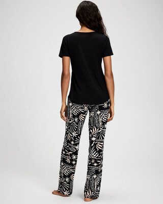Short Sleeve + Pant Pajama Set click to view larger image.