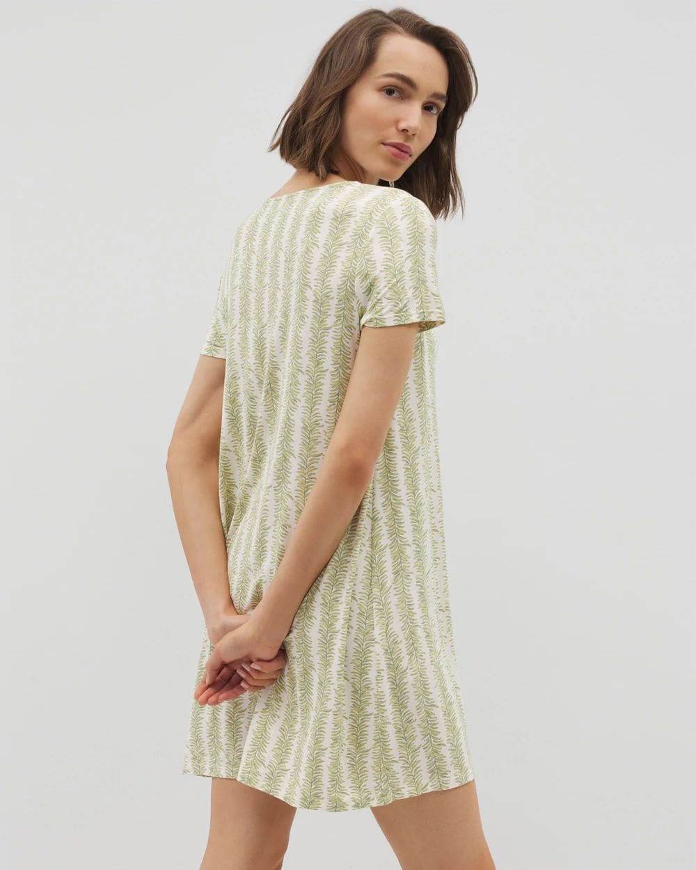 Cool Nights Short Sleeve Scoop Neck Sleepshirt