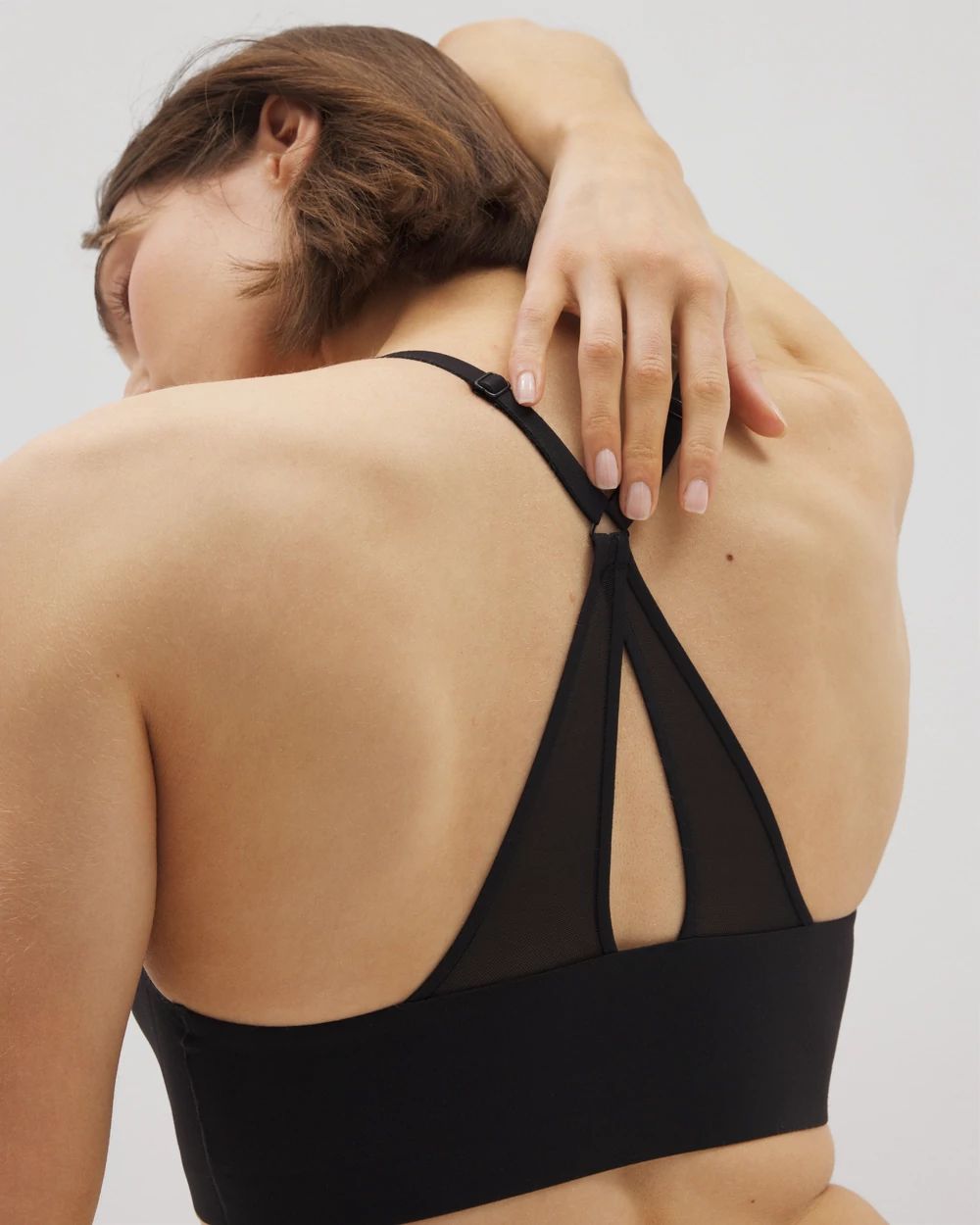 Enbliss Racerback Mesh Bralette
