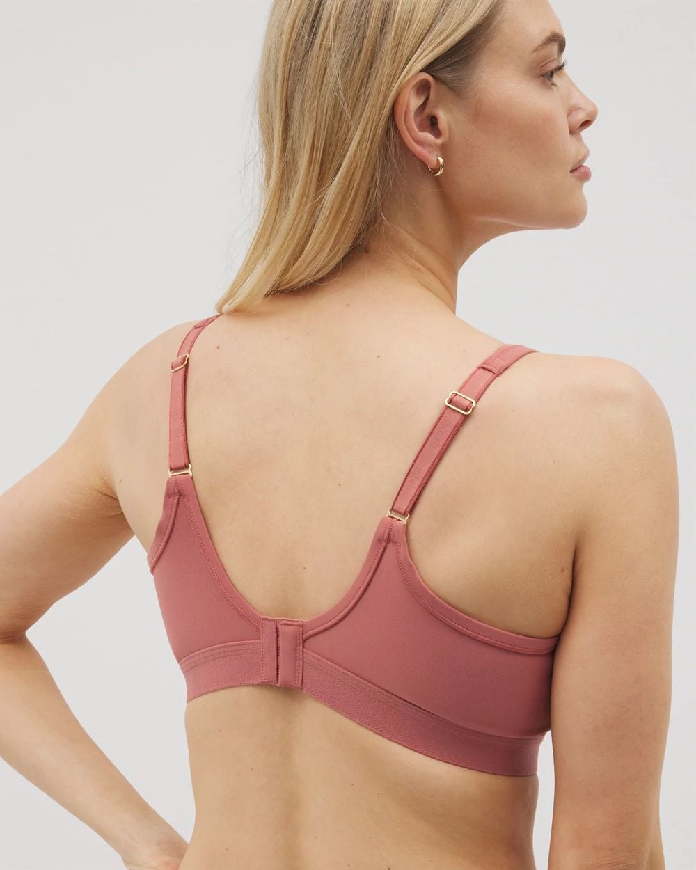 Wireless Unlined Full Coverage Bra click to view larger image.