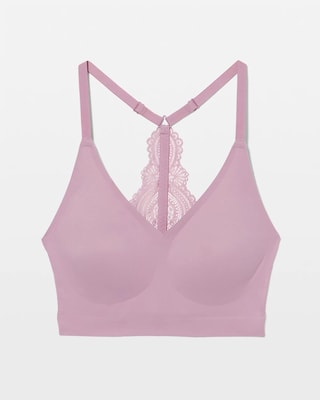 Racerback Bralette with Lace Back click to view larger image.