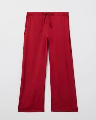 Wide-Leg Pajama Pants click to view larger image.