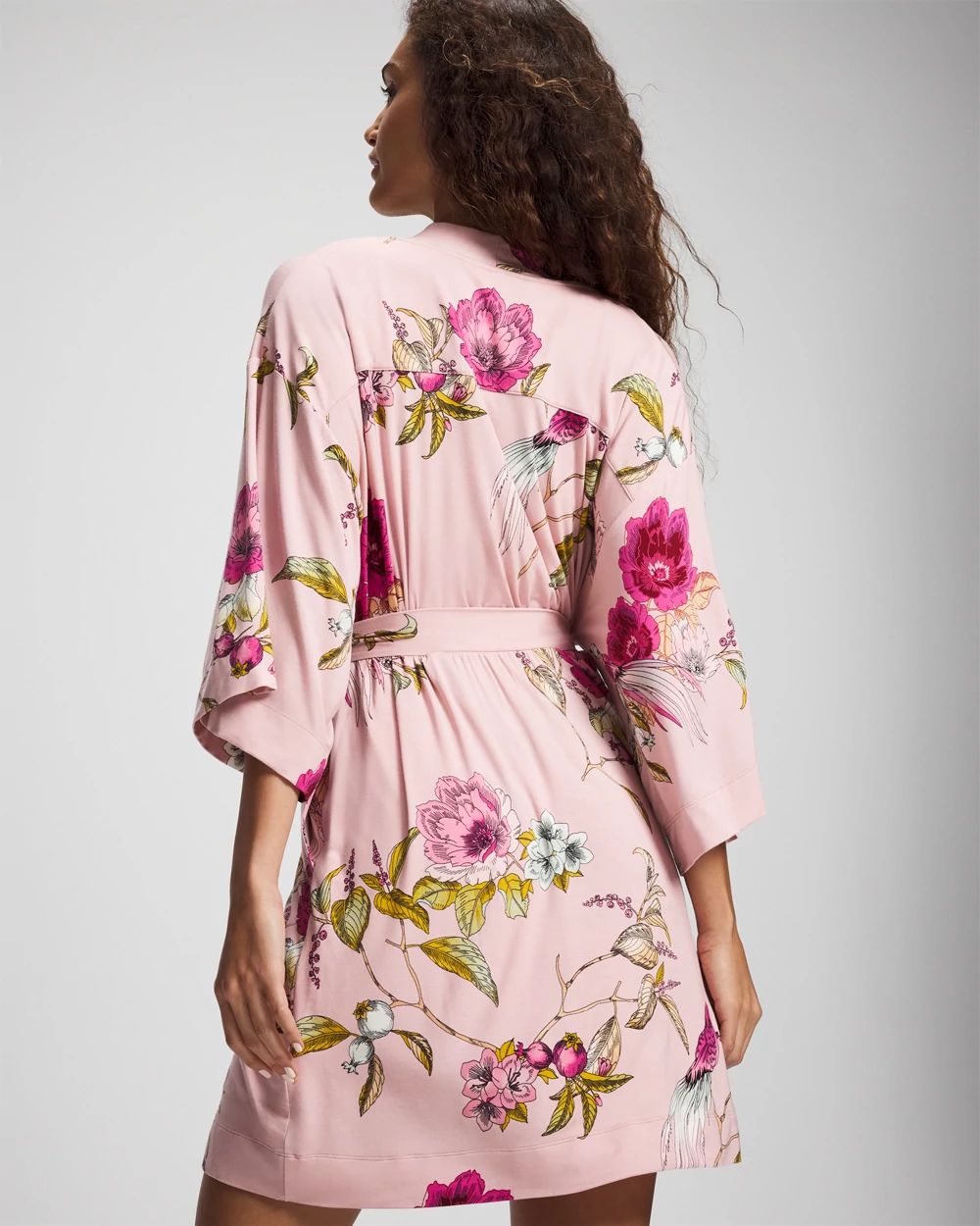 Cool Nights Kimono Short Robe