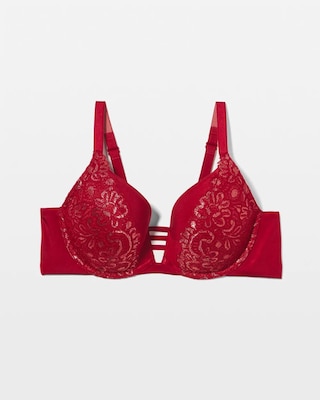 Push-up Plunge Bra with Lace click to view larger image.