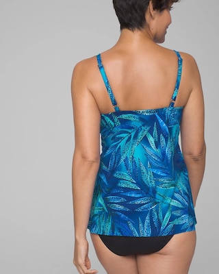 Best Fronds Forever Marina Tankini Swim Top click to view larger image.