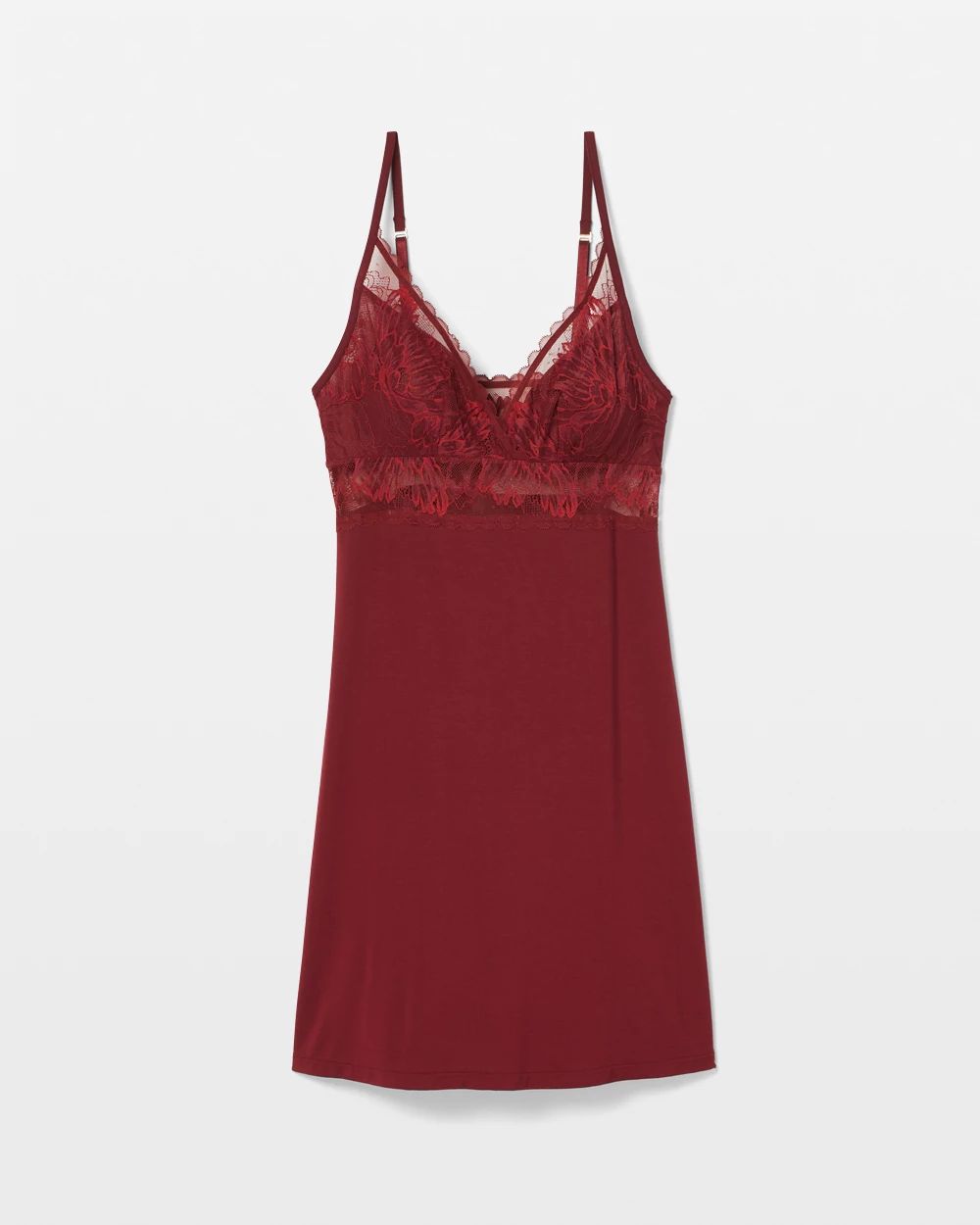 Cool Nights Chemise with Plunge Neckline