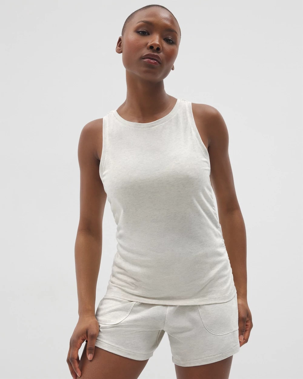 Ruched Pajama Tank