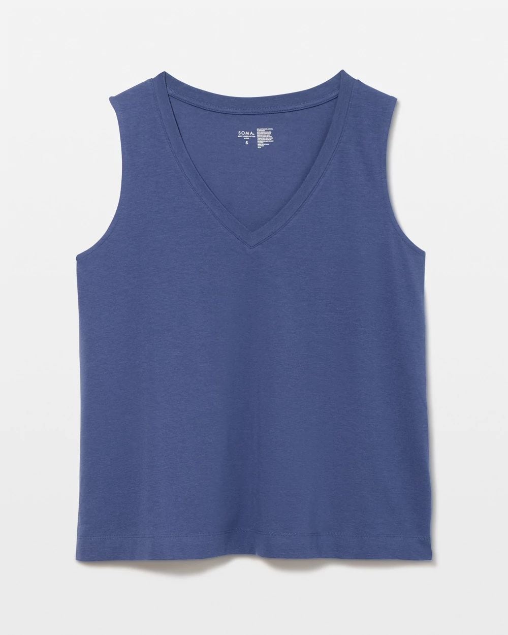 Scoop Neck Relaxed Fit Pajama Tank click to view larger image.