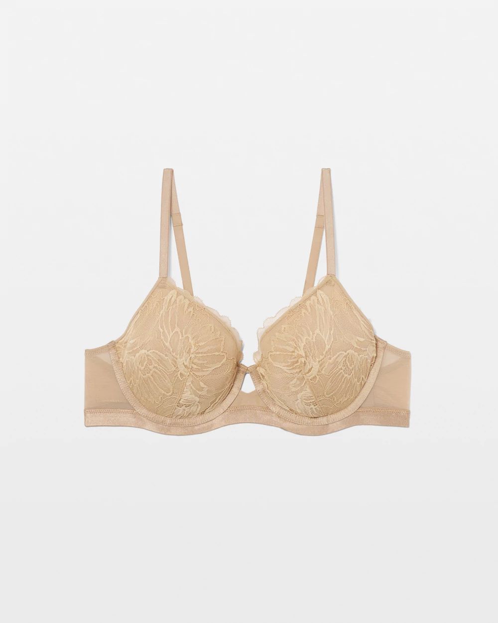 Lightly Lined Perfect Coverage Bra with Lace
