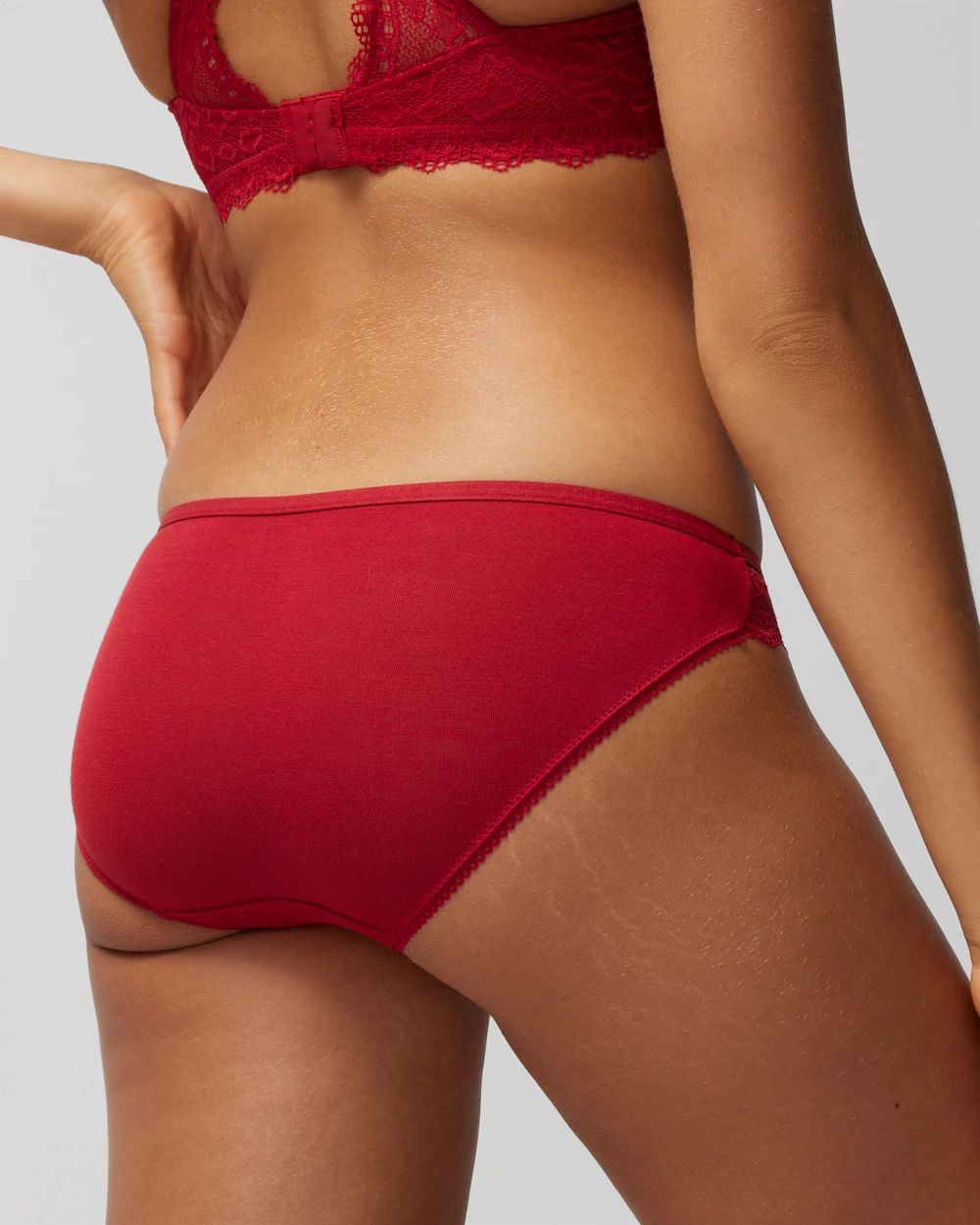 Bikini Panty with Enchanting Lace click to view larger image.