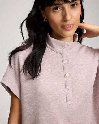 Modern Modal Quarter-Zip Short Sleeve click to view larger image.