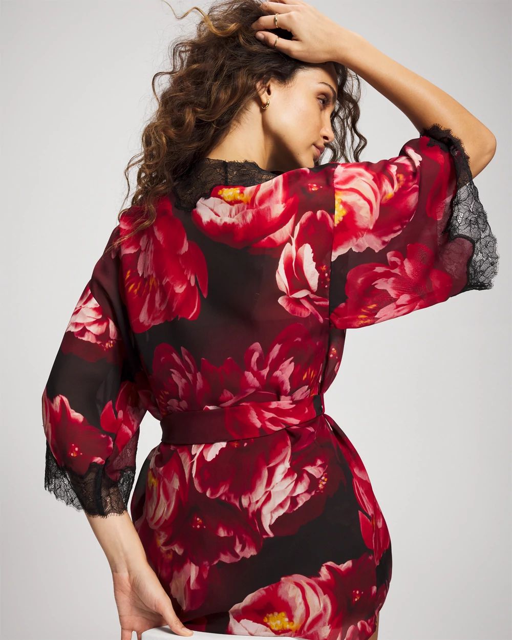 Soma's Sexiest Silk Chiffon Robe