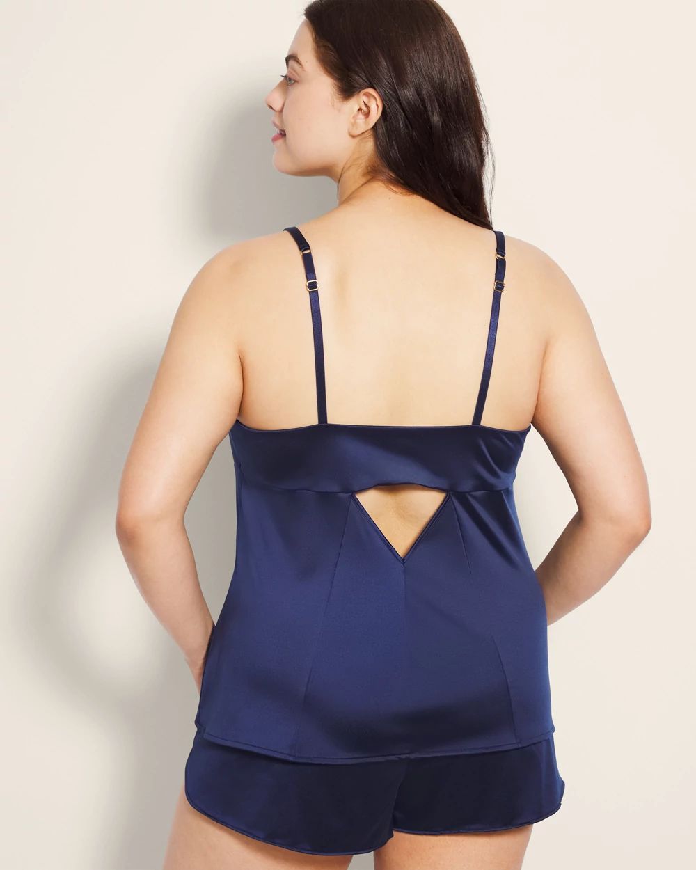 Stretch Luster Knit Pajama Cami