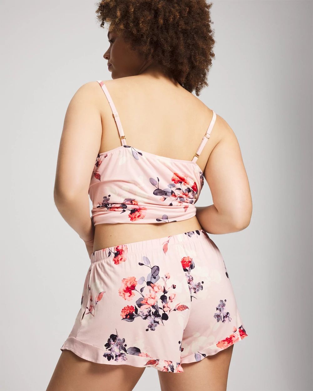 Cool Nights Ruffle Pajama Shorts