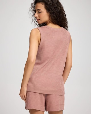 Slub French Terry Crew Neck Tank click to view larger image.