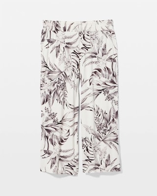 Cropped Pajama Pants click to view larger image.