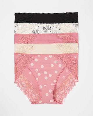 Lace High-Leg 5 Pack