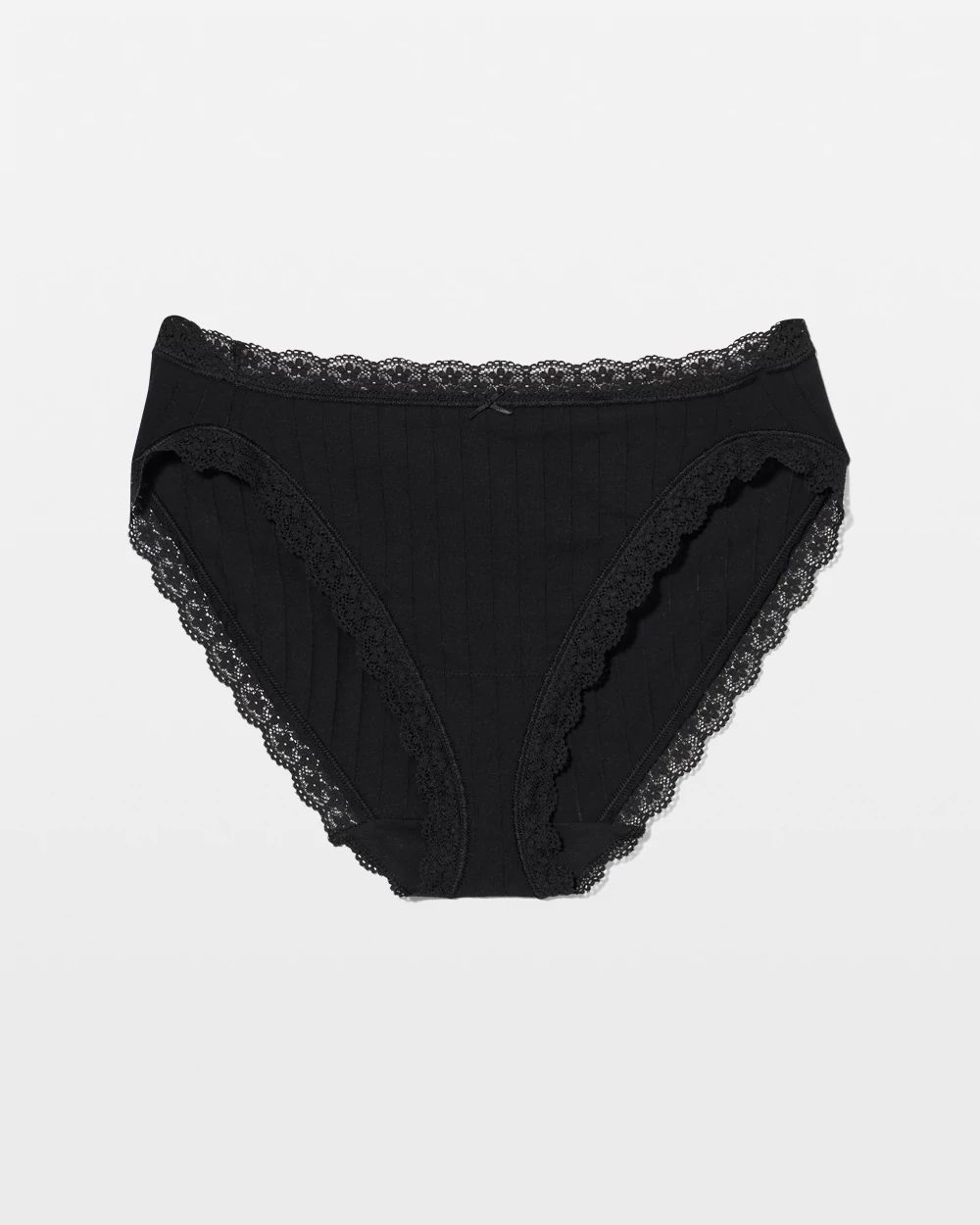 Cotton Rib High-Leg Panty click to view larger image.