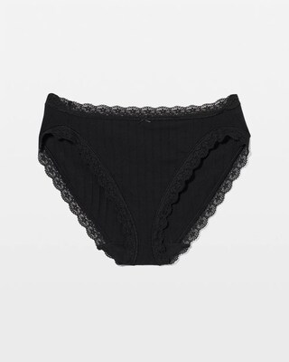 Cotton Rib High-Leg Panty click to view larger image.