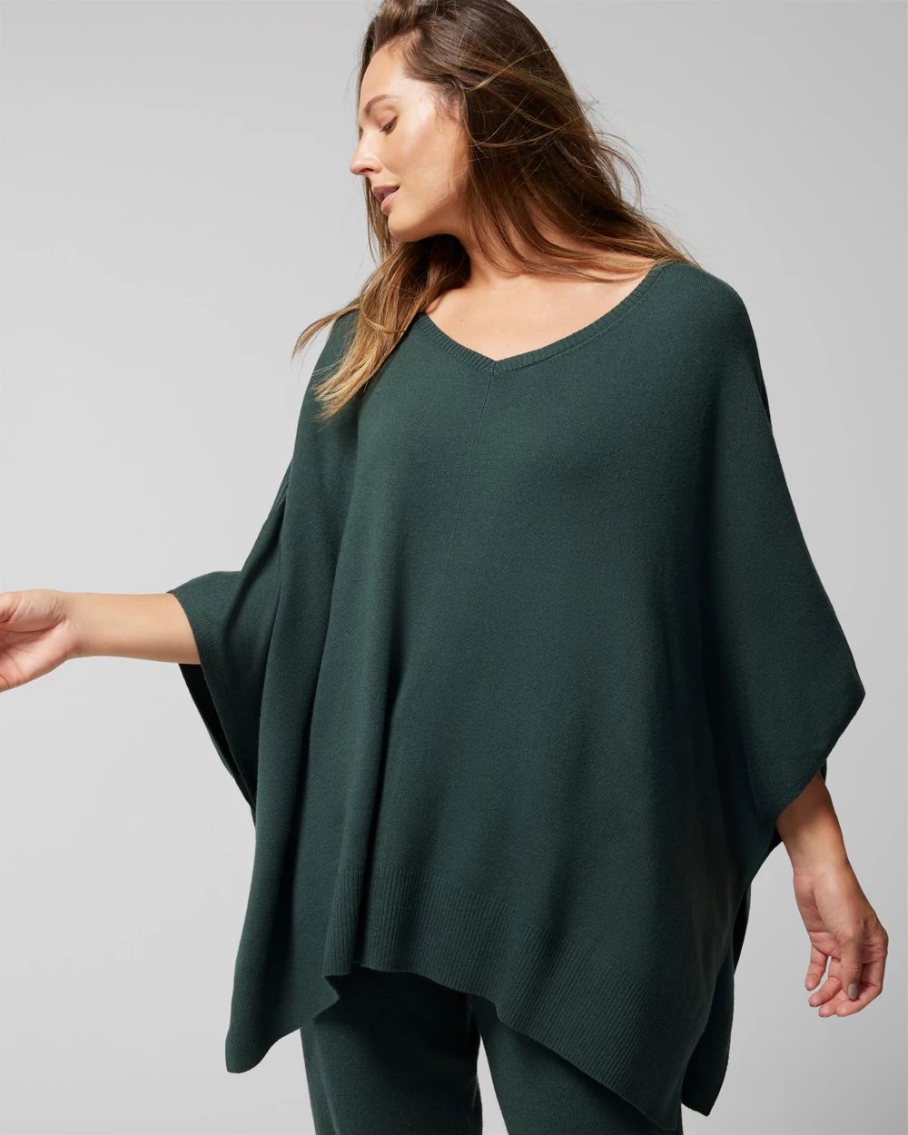 V-Neck Poncho