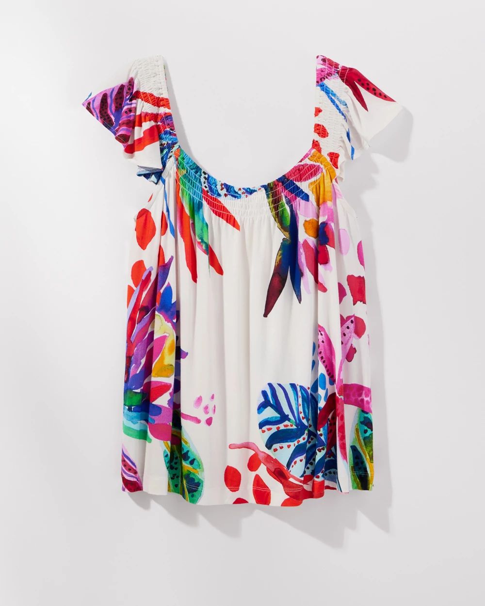 Smocked Ruffle Pajama Cami