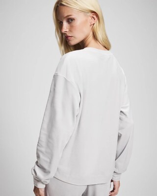 Velour Crewneck Sweatshirt click to view larger image.