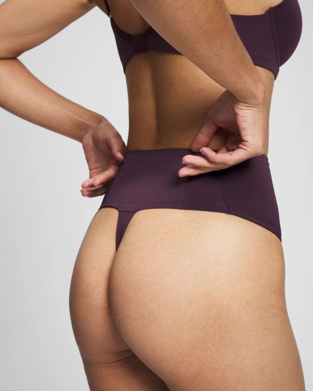 Tummy High-Waist Thong Panty click to view larger image.