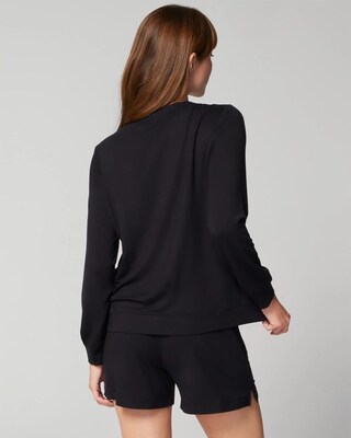 Long-Sleeve Shorts Pajama Set