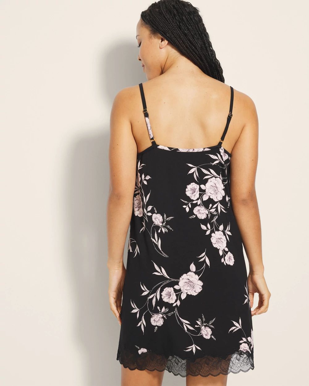 Cool Nights Lace-Trim Chemise