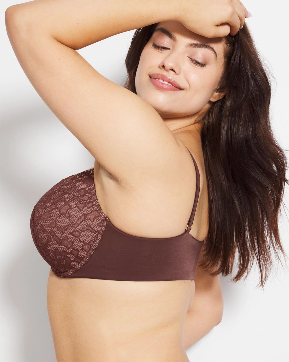 Embraceable Push-Up Front-Close Bra with Lace