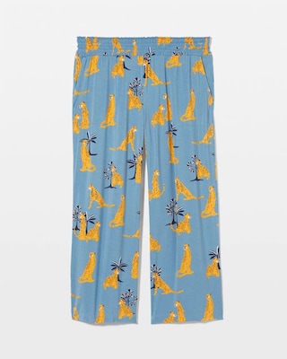 Cropped Pajama Pants click to view larger image.