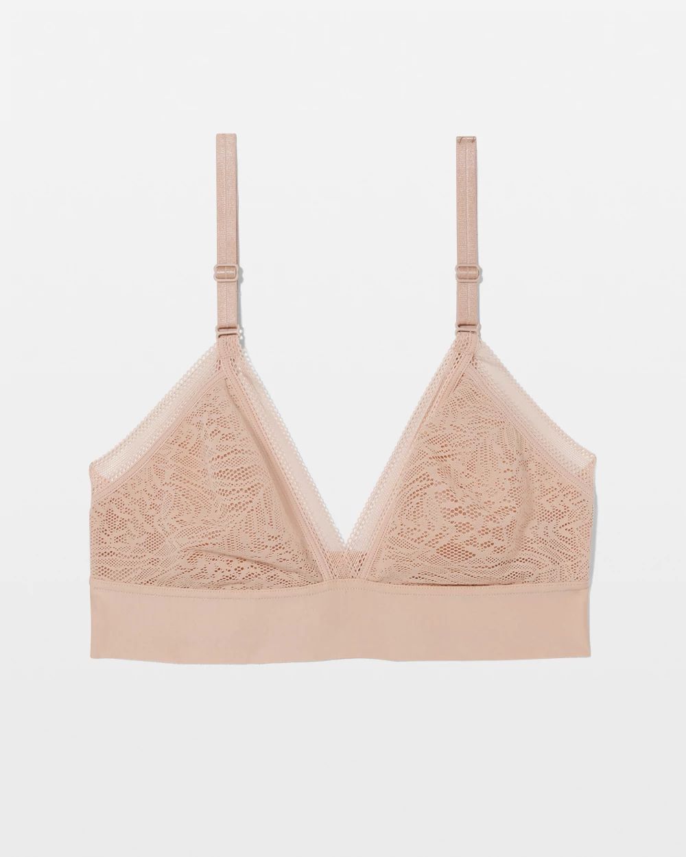 Triangle Bralette with Lace click to view larger image.