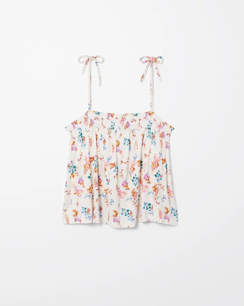 Smocked Babydoll Pajama Top