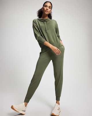 Ultrasoft Fleece Relaxed Funnel Neck Sweatshirt click to view larger image.