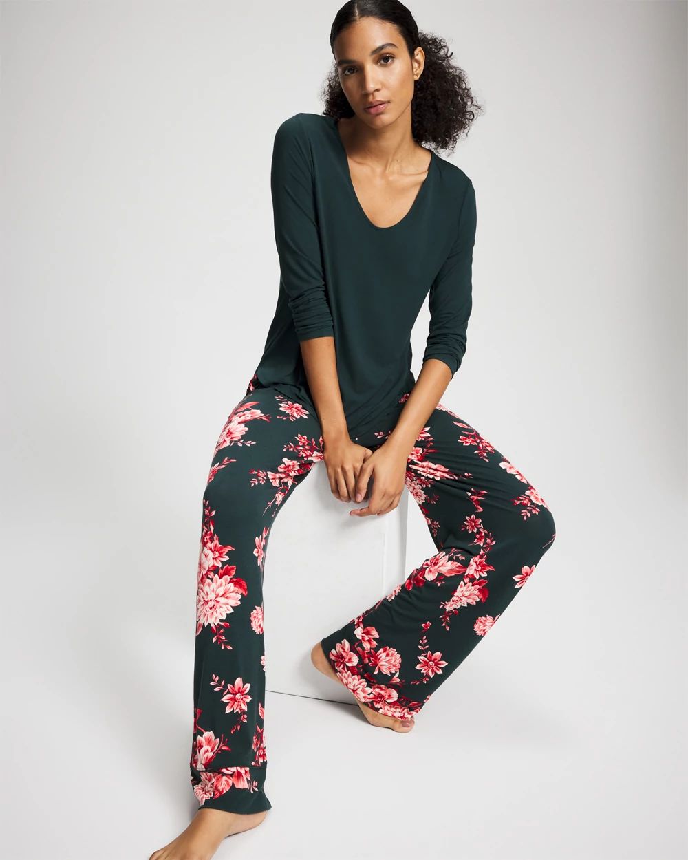 Classic Long Sleeve Pajama Top
