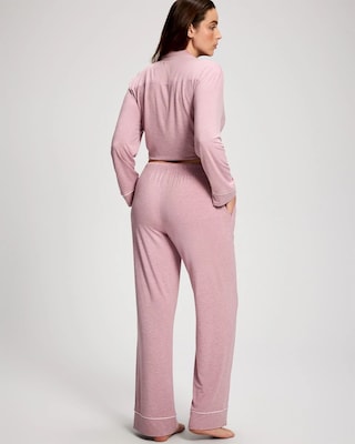 Solid Piped Pajama Pant click to view larger image.