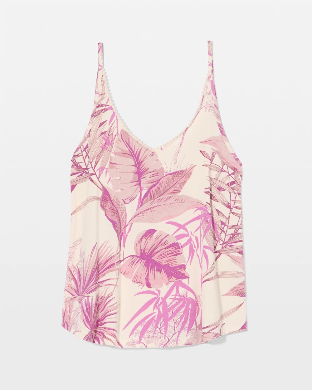 Pom Trim Pajama Cami