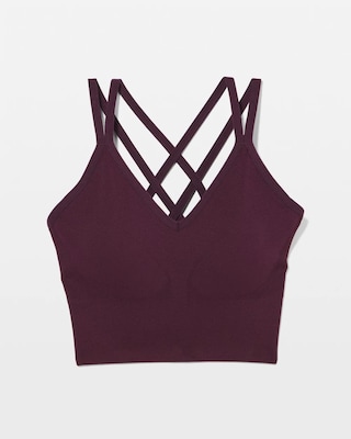 Longline Bra with Strappy Back click to view larger image.