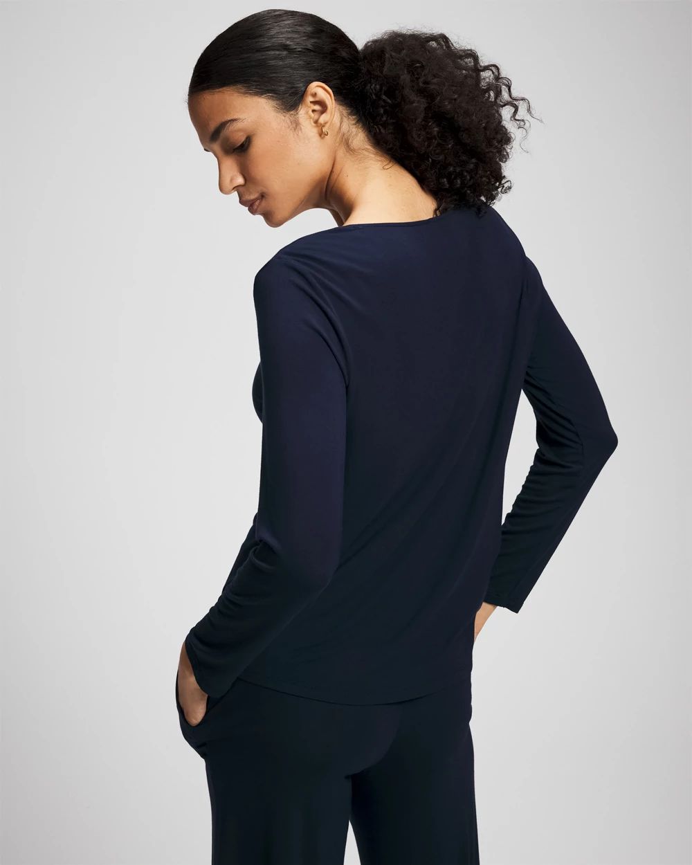Cool Nights Long-Sleeve Pajama Top