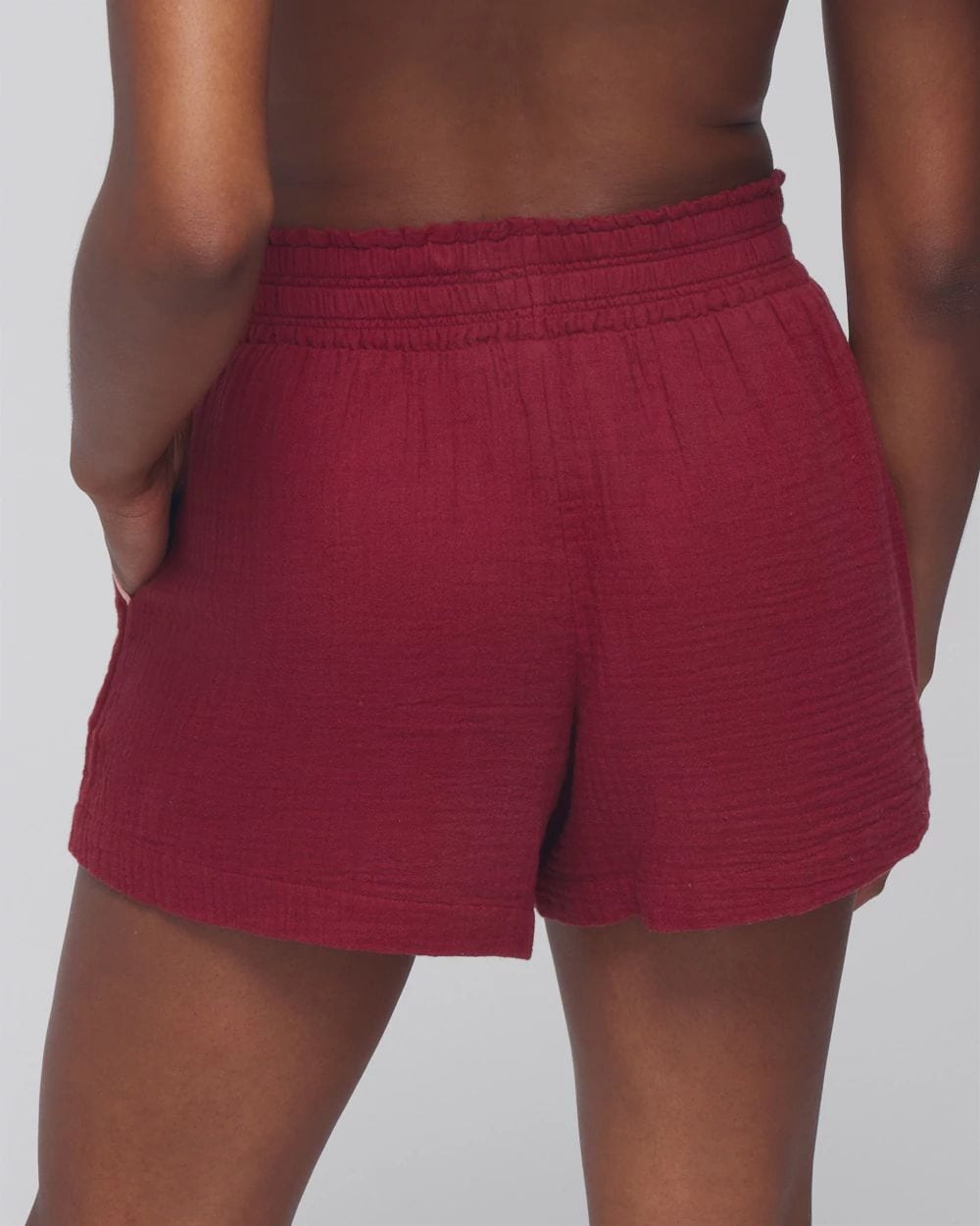 Cotton Gauze Pajama Shorts