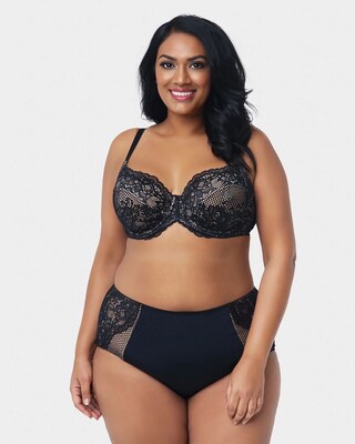 Beautiful Bliss Lace Unlined Bra click to view larger image.