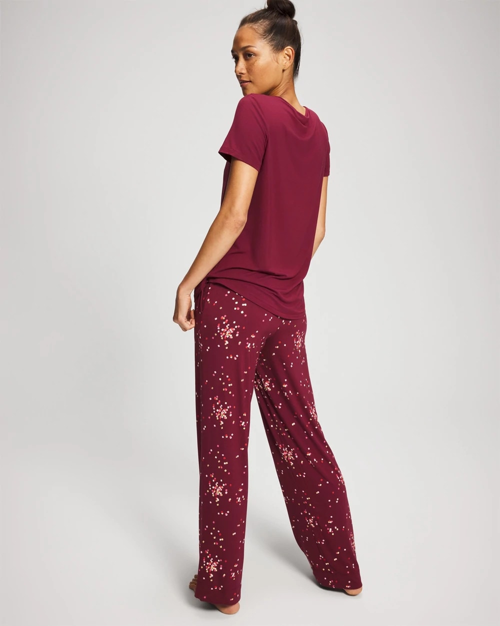 Packaged Short-Sleeve Pant Pajama Set
