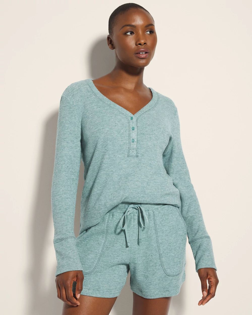 Cozy Waffle Pajama Short